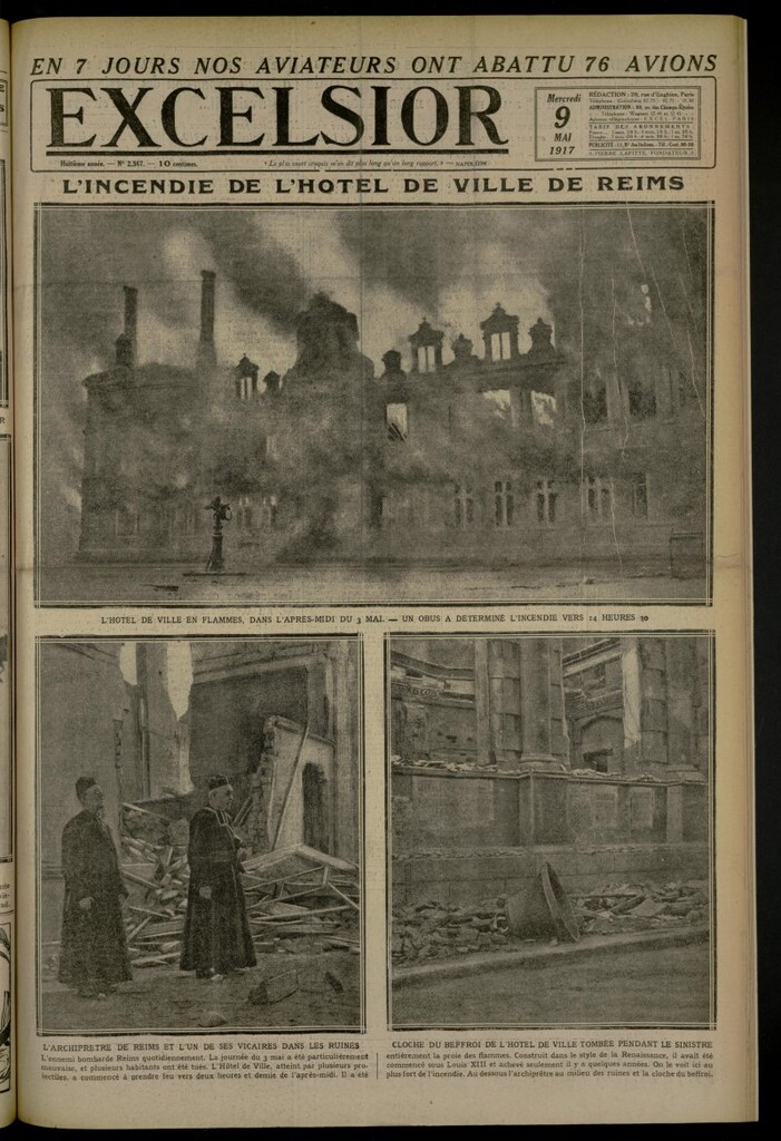 Miniatura de Excelsior: journal illustré quotidien de 9 de mayo de 1917, nº 2367