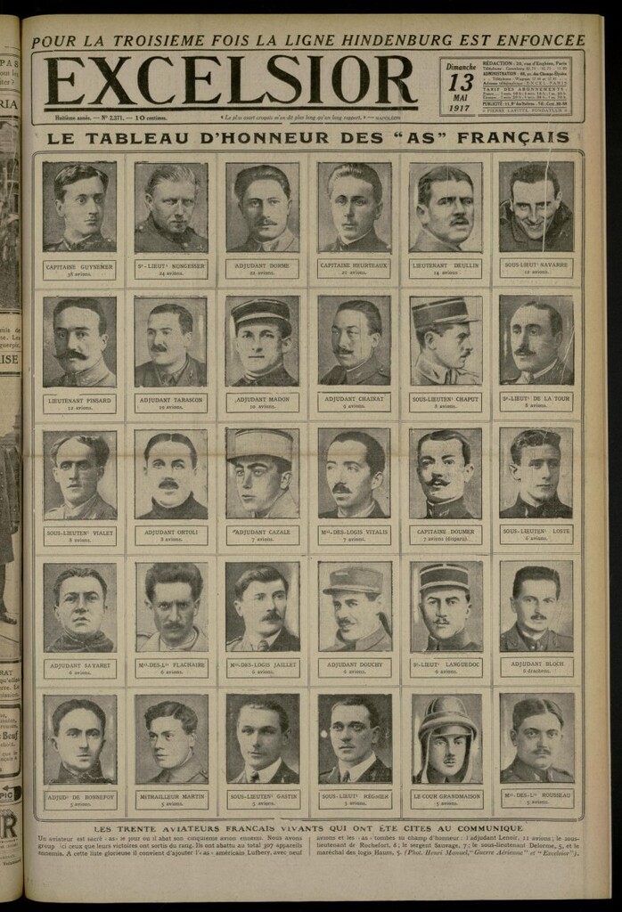 Miniatura de Excelsior: journal illustré quotidien de 13 de mayo de 1917, nº 2371