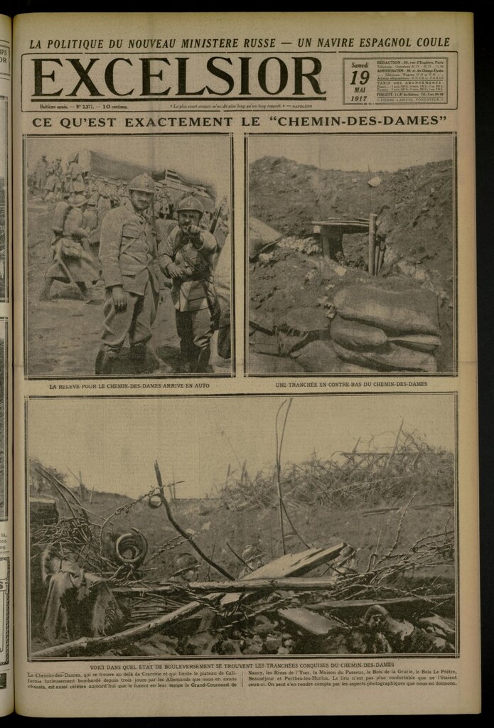 Miniatura de Excelsior: journal illustré quotidien de 19 de mayo de 1917, nº 2377