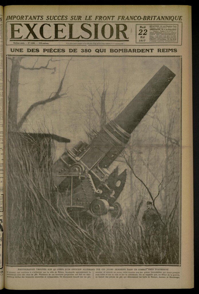 Miniatura de Excelsior: journal illustré quotidien de 22 de mayo de 1917, nº 2380