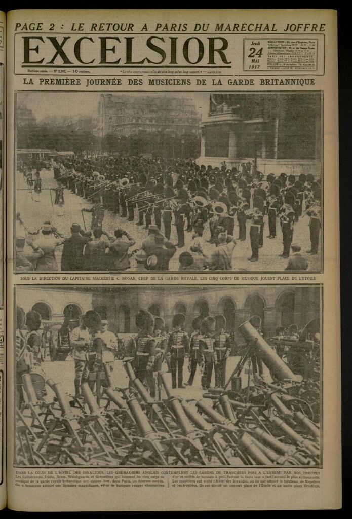 Miniatura de Excelsior: journal illustré quotidien de 24 de mayo de 1917, nº 2382