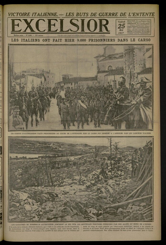 Miniatura de Excelsior: journal illustré quotidien de 25 de mayo de 1917, nº 2383