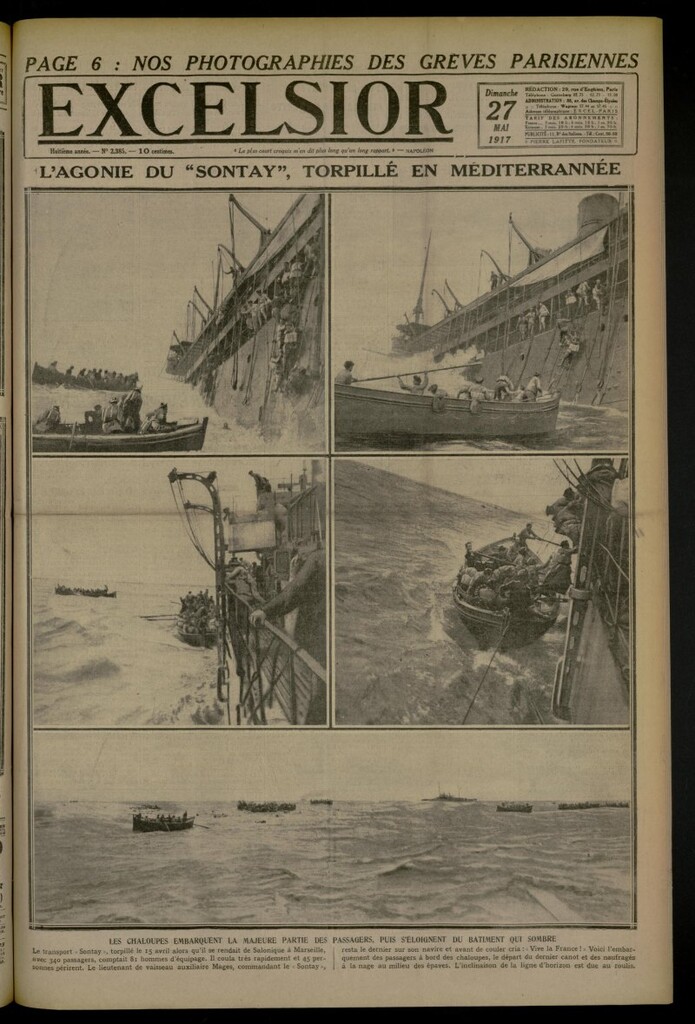Miniatura de Excelsior: journal illustré quotidien de 27 de mayo de 1917, nº 2385