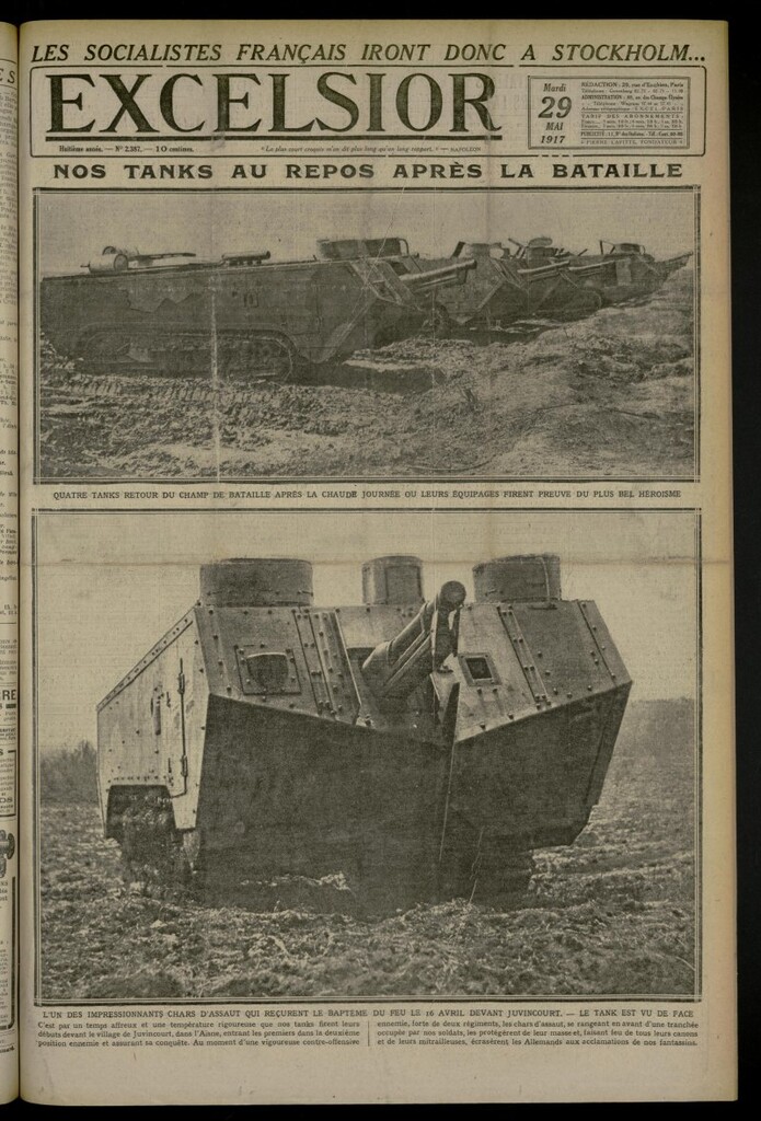 Miniatura de Excelsior: journal illustré quotidien de 29 de mayo de 1917, nº 2387