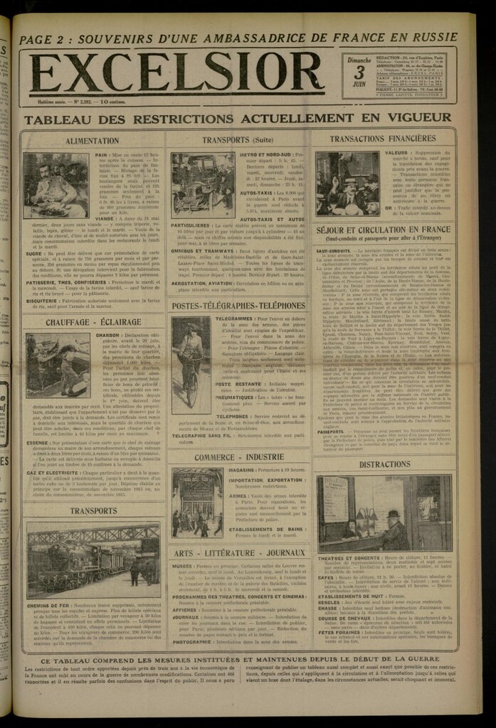 Miniatura de Excelsior: journal illustré quotidien de 3 de junio de 1917, nº 2392