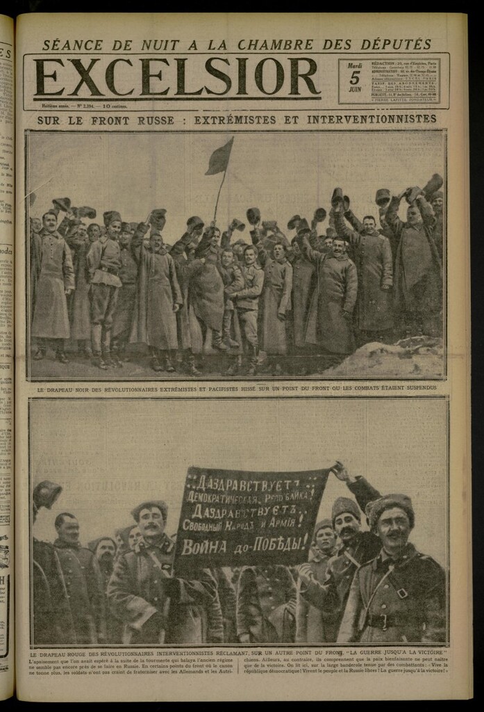 Miniatura de Excelsior: journal illustré quotidien de 5 de junio de 1917, nº 2394