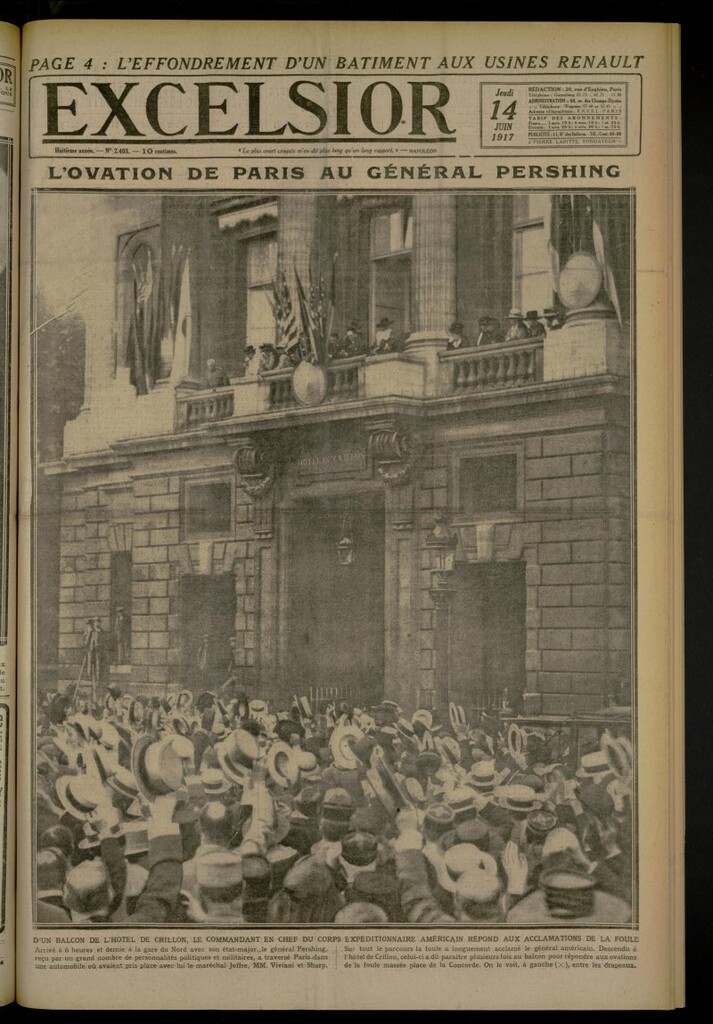 Miniatura de Excelsior: journal illustré quotidien de 14 de junio de 1917, nº 2403