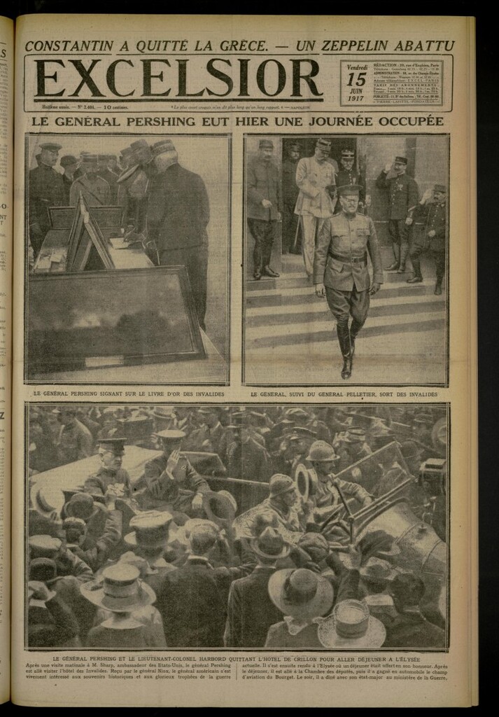 Miniatura de Excelsior: journal illustré quotidien de 15 de junio de 1917, nº 2404