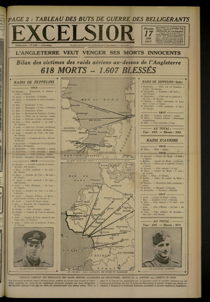 Miniatura de Excelsior: journal illustré quotidien de 17 de junio de 1917, nº 2406