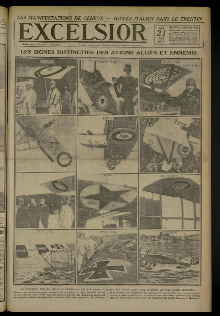 Miniatura de Excelsior: journal illustré quotidien de 21 de junio de 1917, nº 2410