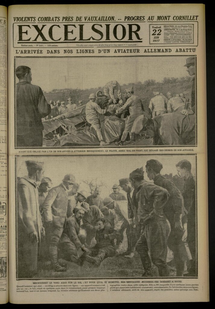 Miniatura de Excelsior: journal illustré quotidien de 22 de junio de 1917, nº 2411