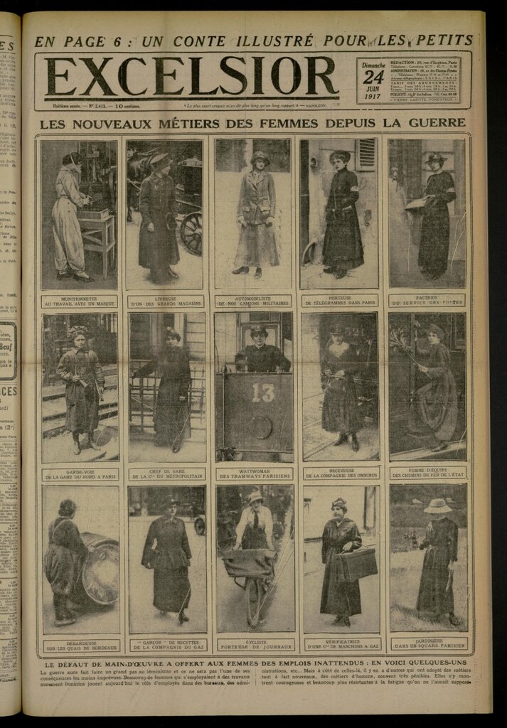 Miniatura de Excelsior: journal illustré quotidien de 24 de junio de 1917, nº 2413