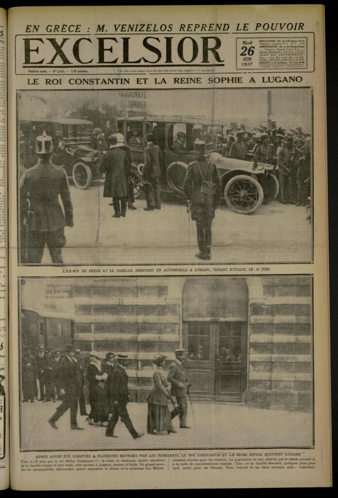 Miniatura de Excelsior: journal illustré quotidien de 26 de junio de 1917, nº 2415