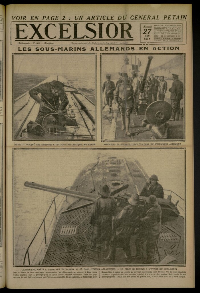 Miniatura de Excelsior: journal illustré quotidien de 27 de junio de 1917, nº 2416
