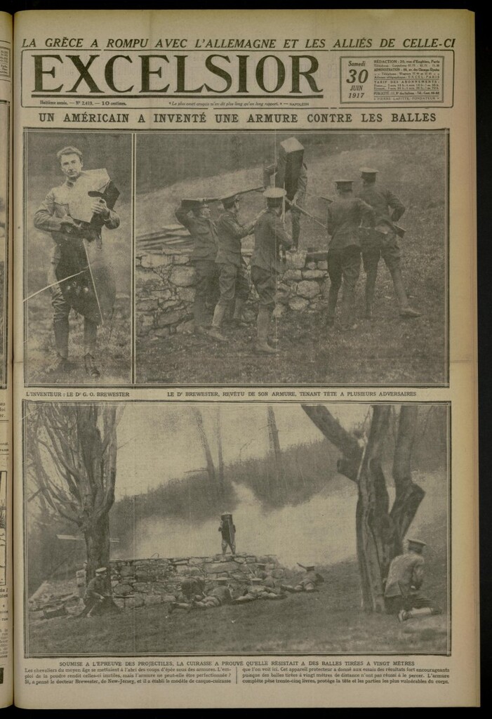 Miniatura de Excelsior: journal illustré quotidien de 30 de junio de 1917, nº 2419