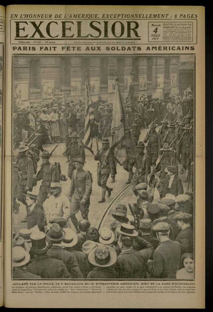 Miniatura de Excelsior: journal illustré quotidien de 4 de julio de 1917, nº 2423
