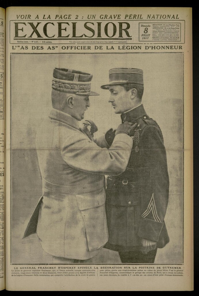 Miniatura de Excelsior: journal illustré quotidien de 8 de julio de 1917, nº 2427