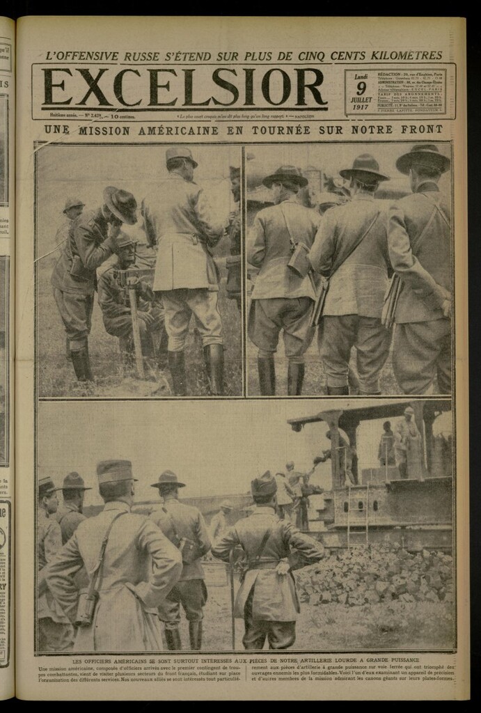 Miniatura de Excelsior: journal illustré quotidien de 9 de julio de 1917, nº 2428