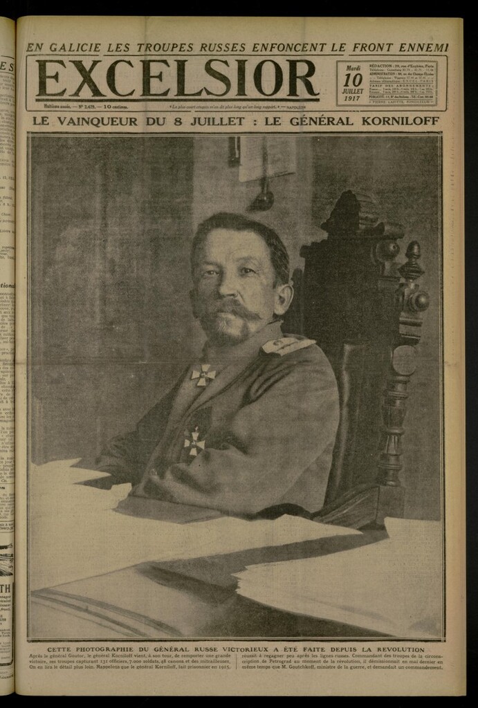 Miniatura de Excelsior: journal illustré quotidien de 10 de julio de 1917, nº 2429