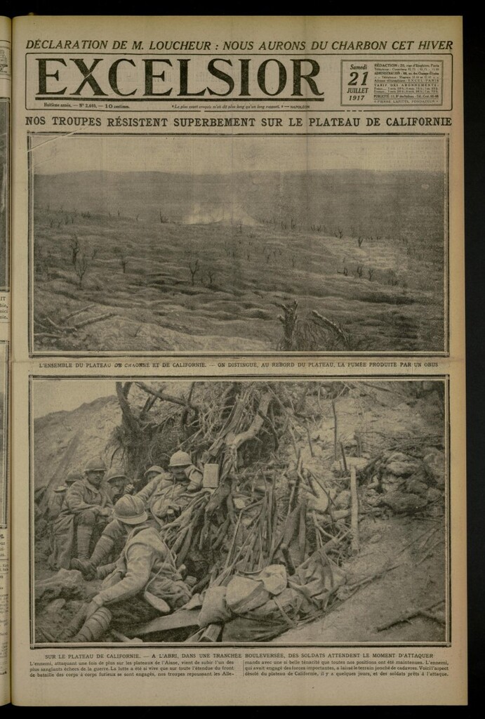 Miniatura de Excelsior: journal illustré quotidien de 21 de julio de 1917, nº 2440