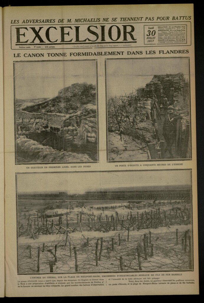 Miniatura de Excelsior: journal illustré quotidien de 30 de julio de 1917, nº 2449