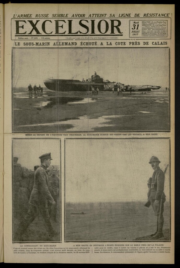 Miniatura de Excelsior: journal illustré quotidien de 31 de julio de 1917, nº 2450