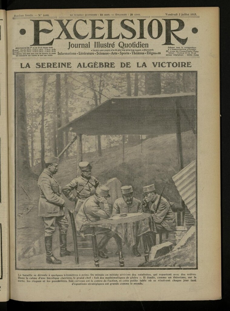 Miniatura de Excelsior: journal illustré quotidien de 2 de julio de 1915, nº 1690