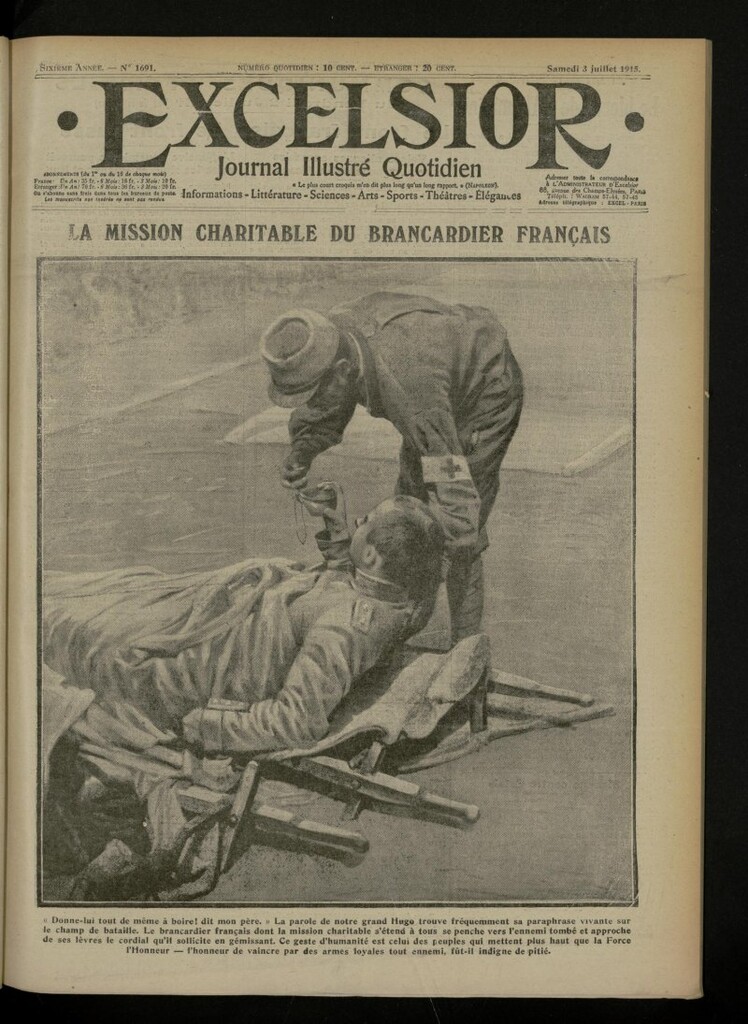 Miniatura de Excelsior: journal illustré quotidien de 3 de julio de 1915, nº 1691