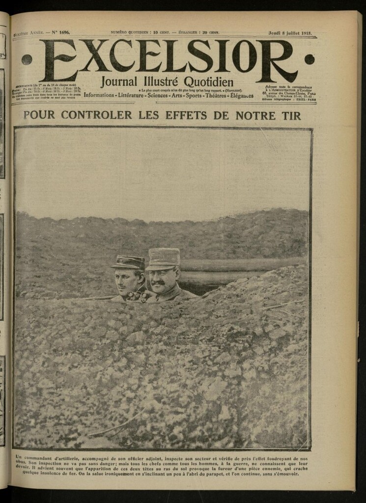 Miniatura de Excelsior: journal illustré quotidien de 8 de julio de 1915, nº 1696