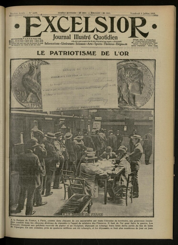 Miniatura de Excelsior: journal illustré quotidien de 9 de julio de 1915, nº 1697