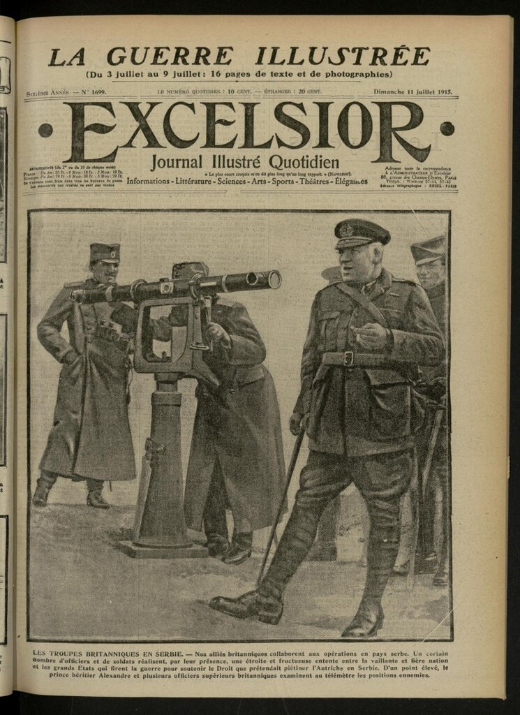 Miniatura de Excelsior: journal illustré quotidien de 11 de julio de 1915, nº 1699