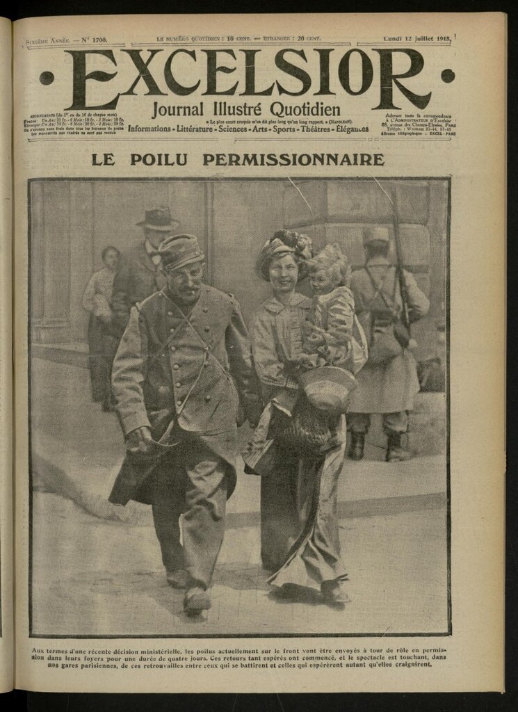 Miniatura de Excelsior: journal illustré quotidien de 12 de julio de 1915, nº 1700