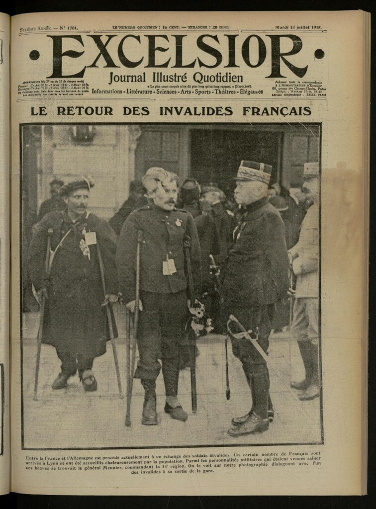 Miniatura de Excelsior: journal illustré quotidien de 13 de julio de 1915, nº 1701