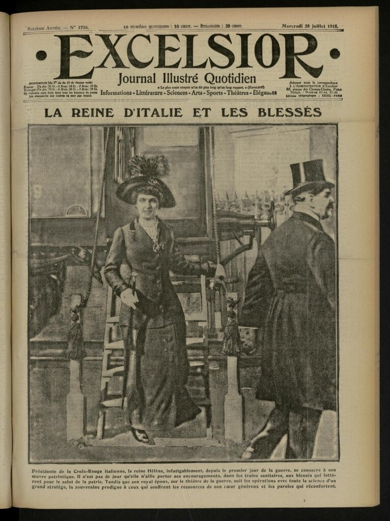 Miniatura de Excelsior: journal illustré quotidien de 28 de julio de 1915, nº 1716
