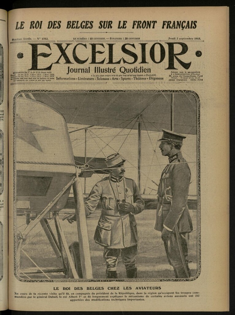Miniatura de Excelsior: journal illustré quotidien de 2 de septiembre de 1915, nº 1752