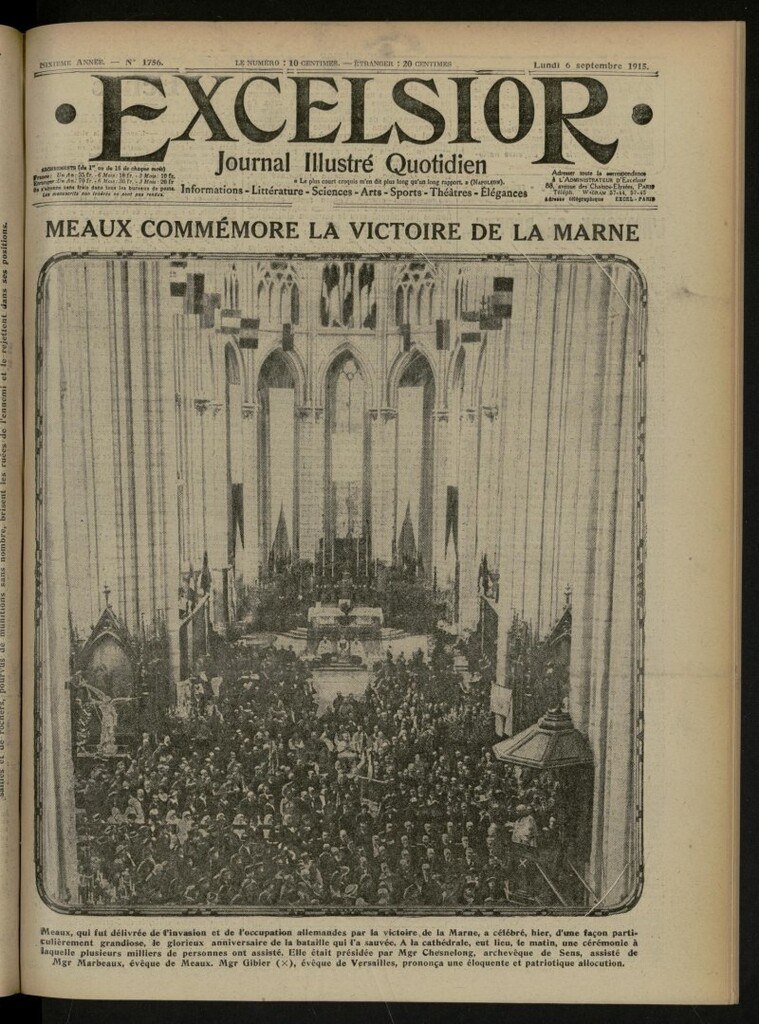 Miniatura de Excelsior: journal illustré quotidien de 6 de septiembre de 1915, nº 1756