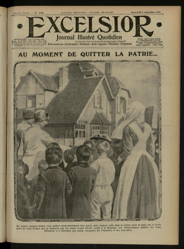 Miniatura de Excelsior: journal illustré quotidien de 8 de septiembre de 1915, nº 1758