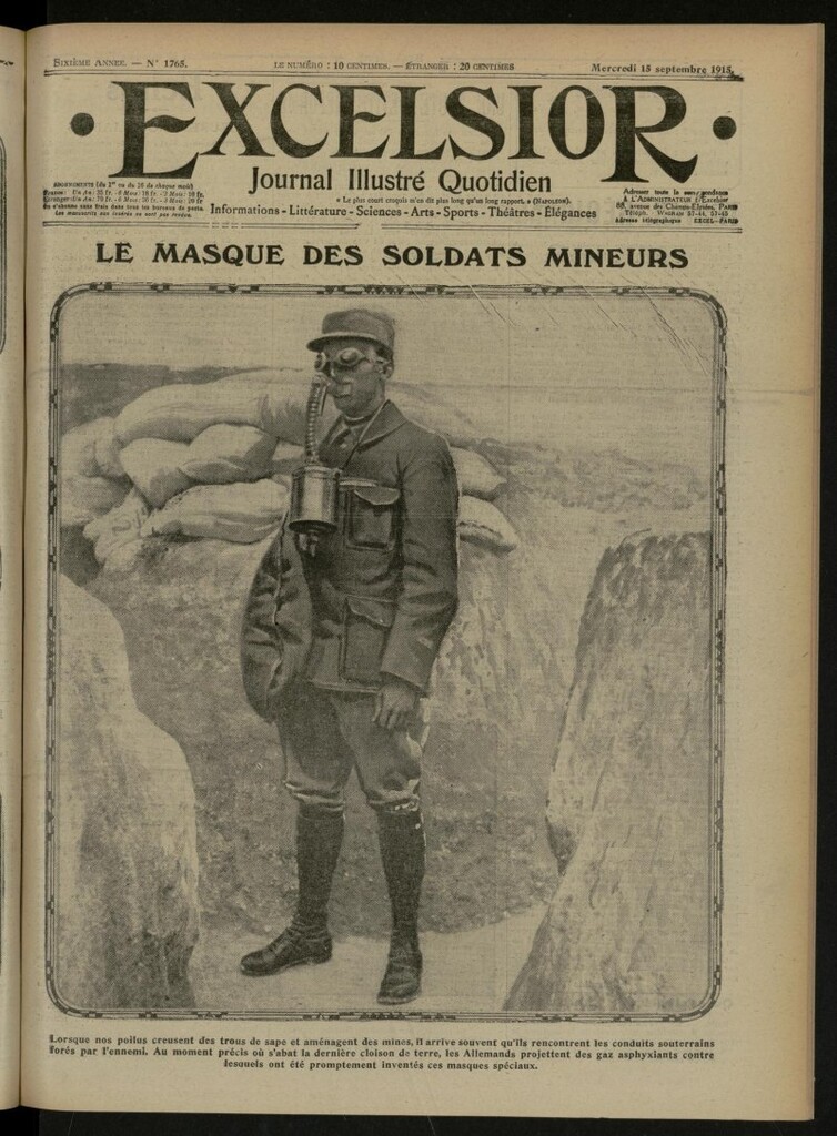 Miniatura de Excelsior: journal illustré quotidien de 15 de septiembre de 1915, nº 1765