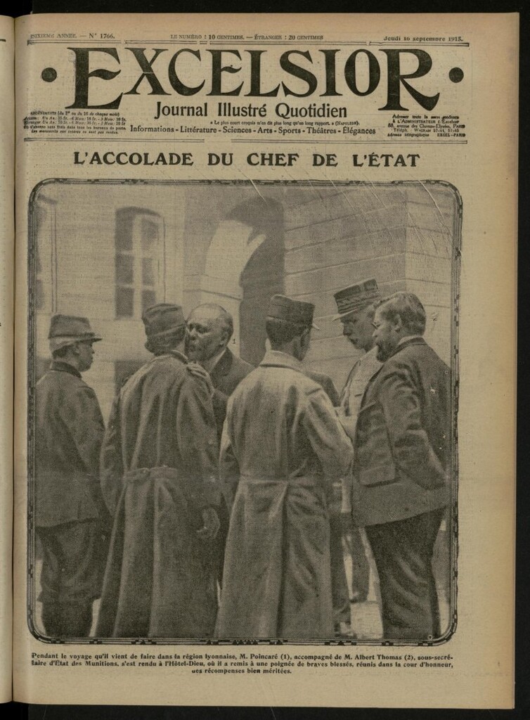 Miniatura de Excelsior: journal illustré quotidien de 16 de septiembre de 1915, nº 1766