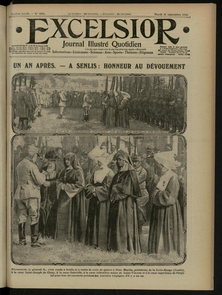 Miniatura de Excelsior: journal illustré quotidien de 21 de septiembre de 1915, nº 1771