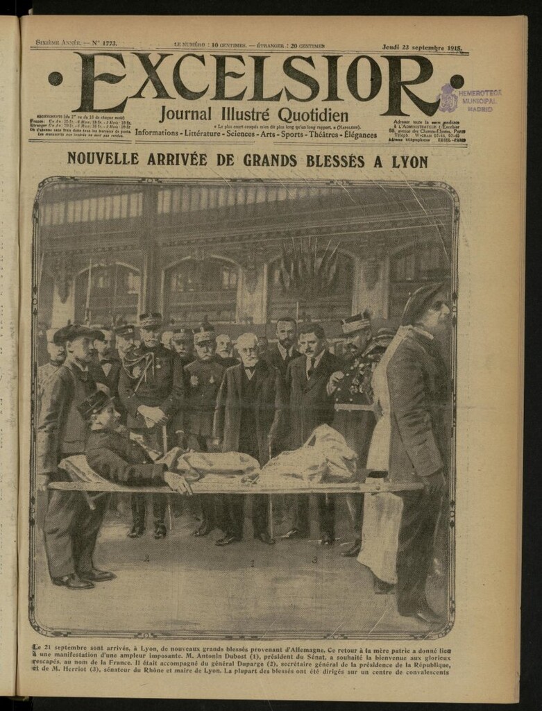 Miniatura de Excelsior: journal illustré quotidien de 23 de septiembre de 1915, nº 1773