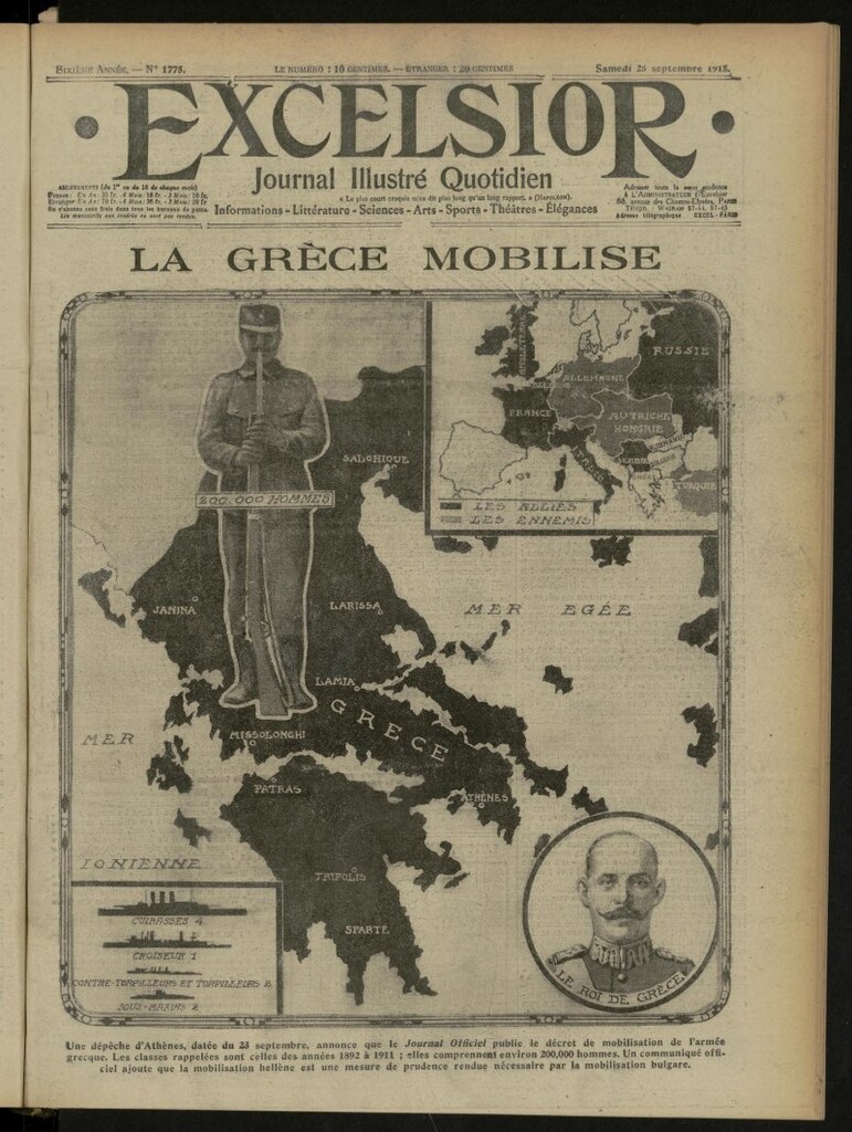 Miniatura de Excelsior: journal illustré quotidien de 25 de septiembre de 1915, nº 1775