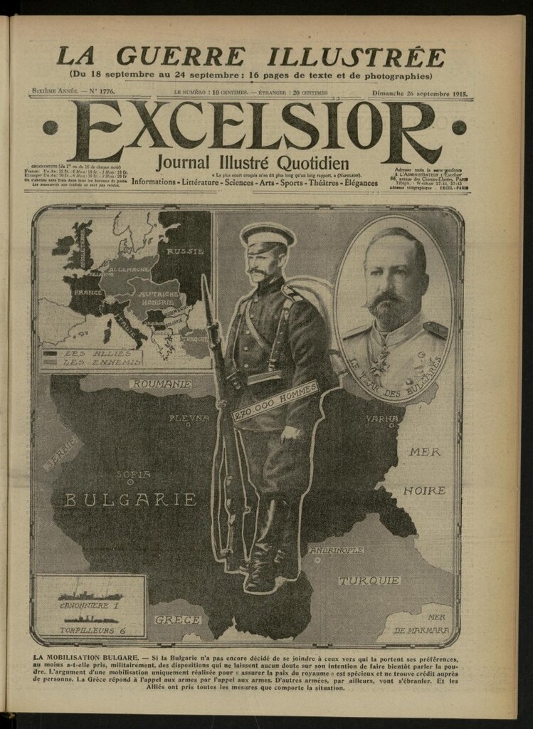 Miniatura de Excelsior: journal illustré quotidien de 26 de septiembre de 1915, nº 1776