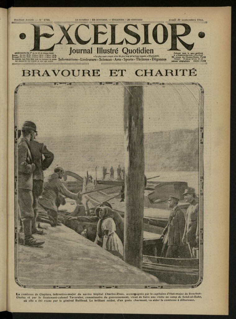 Miniatura de Excelsior: journal illustré quotidien de 30 de septiembre de 1915, nº 1780