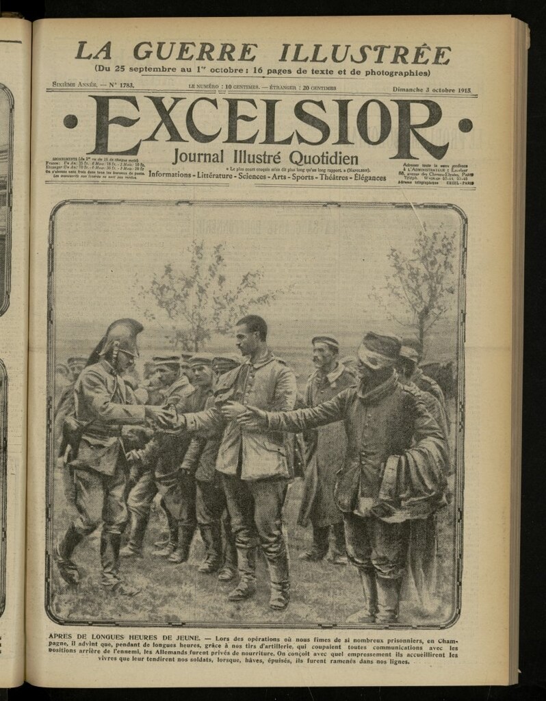 Miniatura de Excelsior: journal illustré quotidien de 3 de octubre de 1915, nº 1783