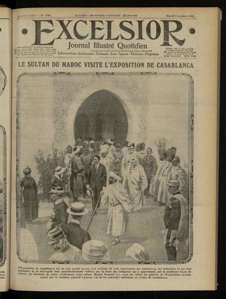 Miniatura de Excelsior: journal illustré quotidien de 5 de octubre de 1915, nº 1785