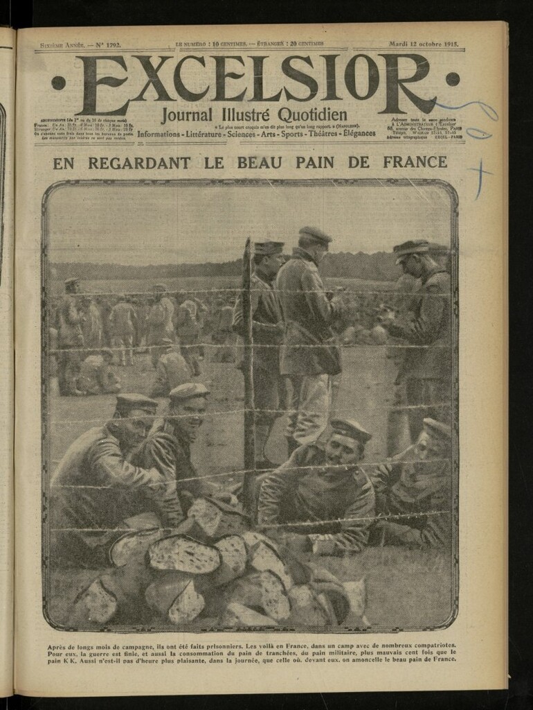 Miniatura de Excelsior: journal illustré quotidien de 12 de octubre de 1915, nº 1792