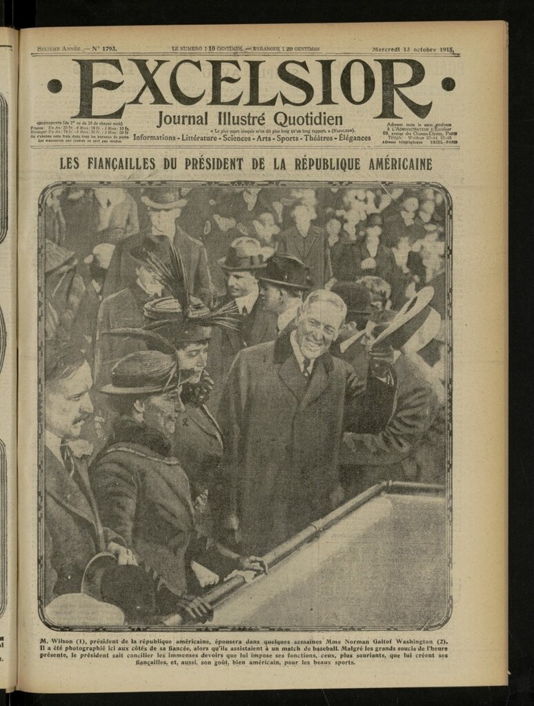 Miniatura de Excelsior: journal illustré quotidien de 13 de octubre de 1915, nº 1793