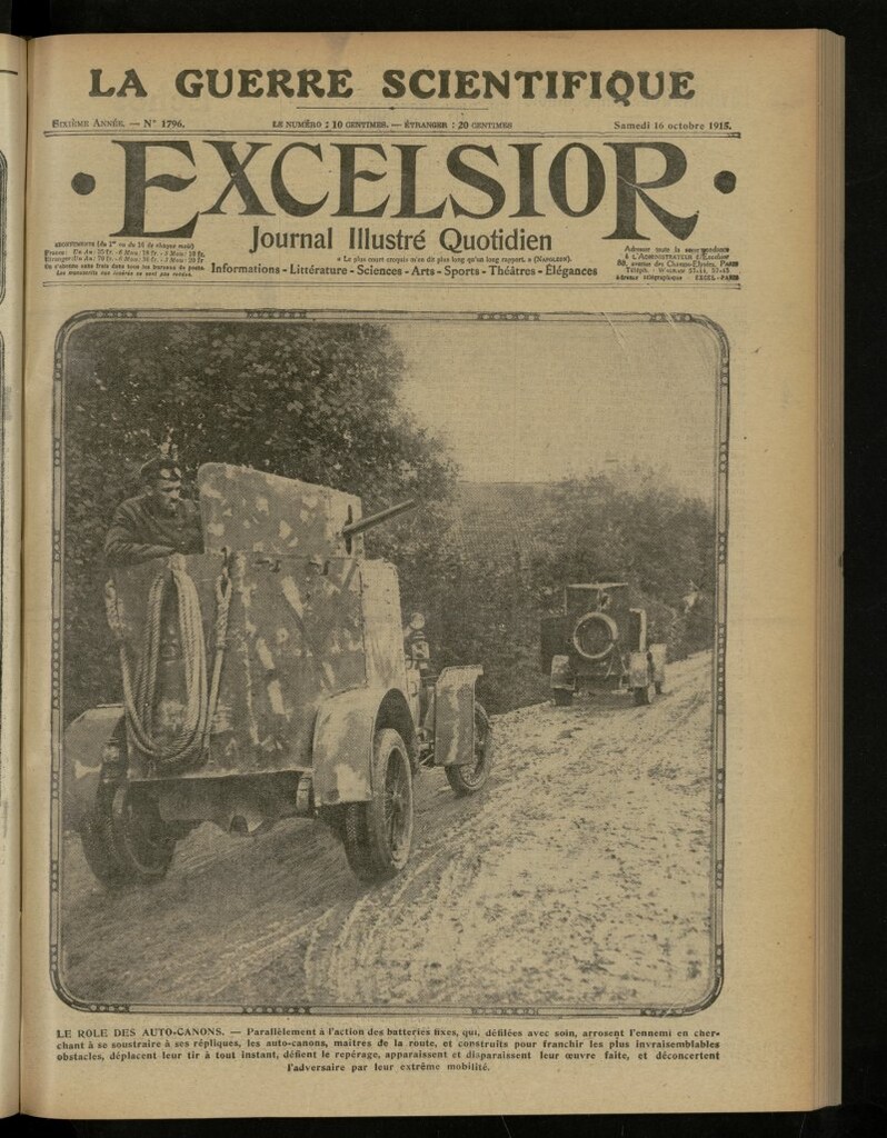 Miniatura de Excelsior: journal illustré quotidien de 16 de octubre de 1915, nº 1796