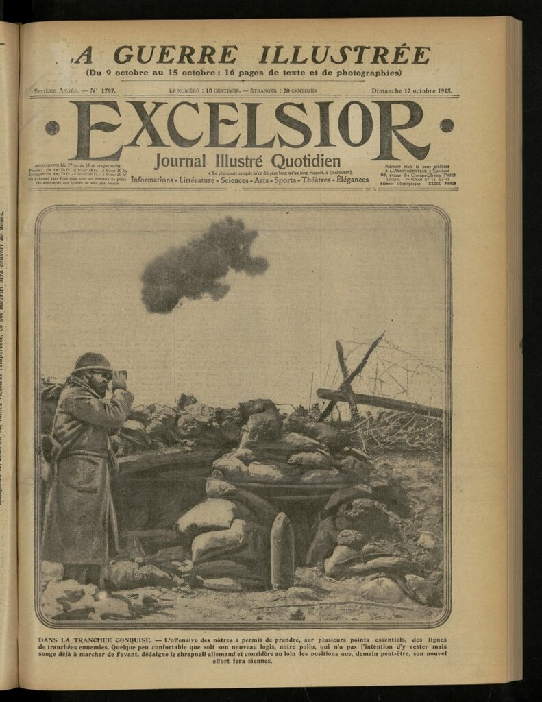 Miniatura de Excelsior: journal illustré quotidien de 17 de octubre de 1915, nº 1797